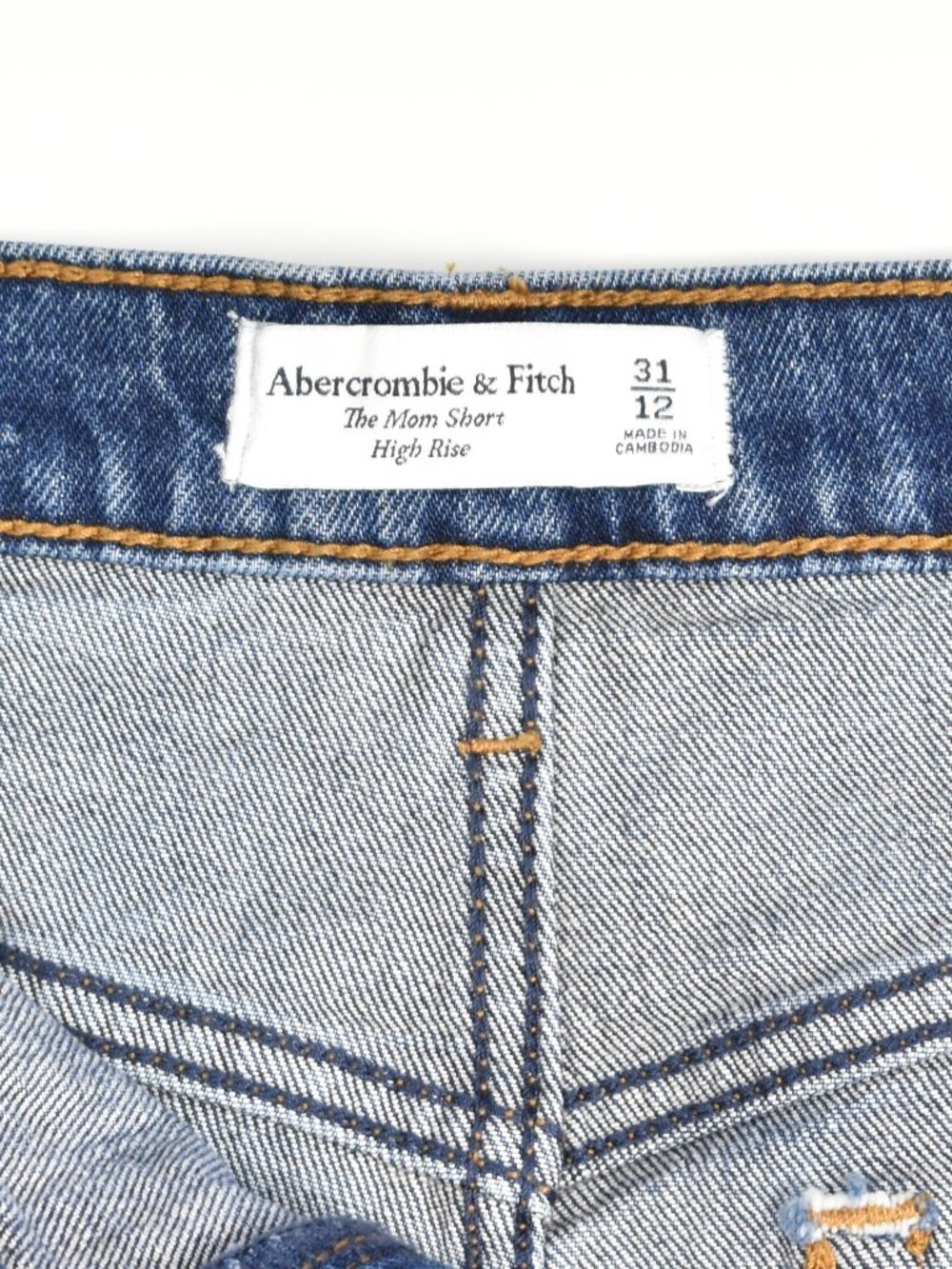 Abercrombie & Fitch The Mom Short Cut Off High Rise - 31 - Picture 5 of 5